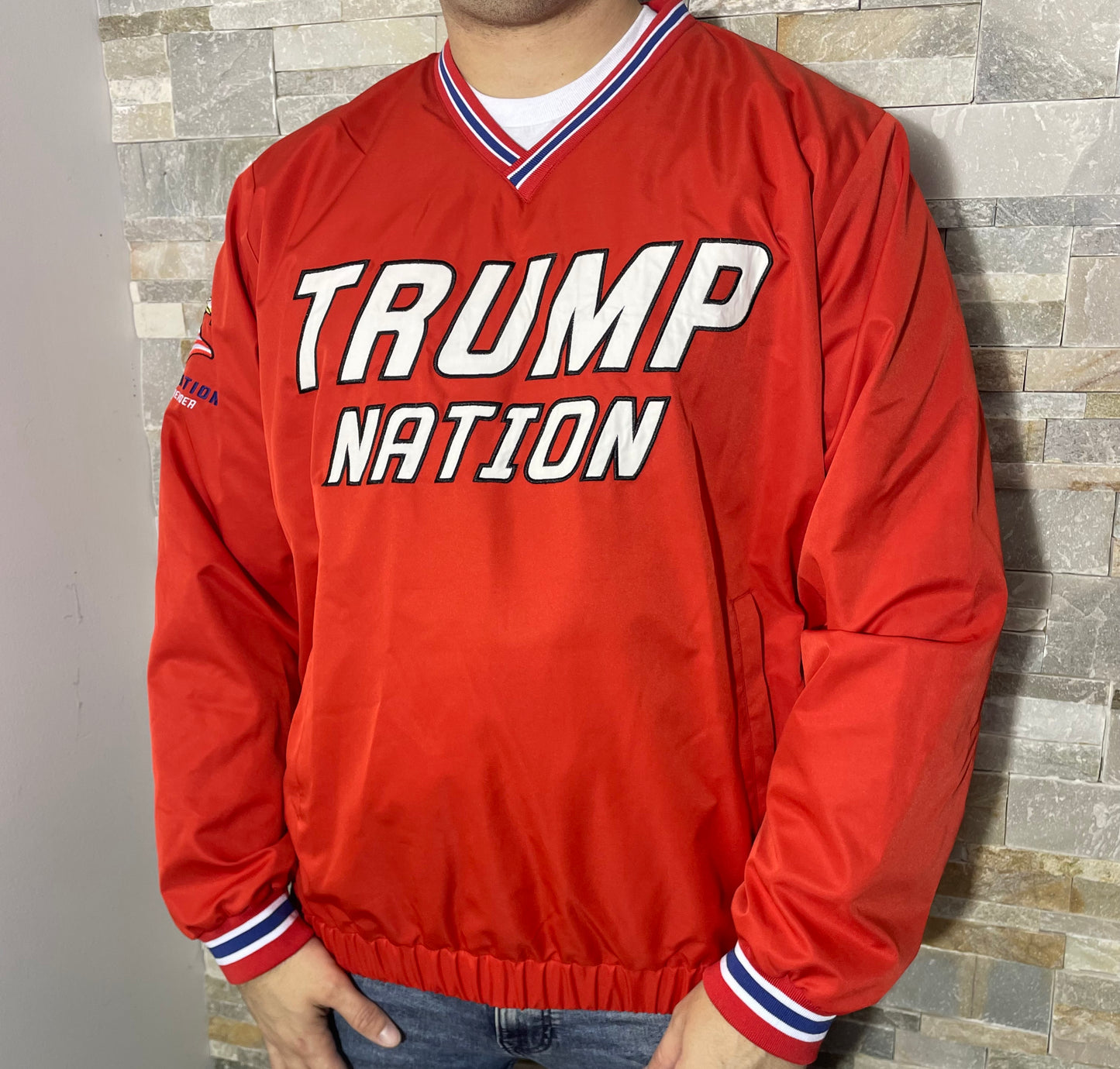 TRUMP NATION windbreaker jacket