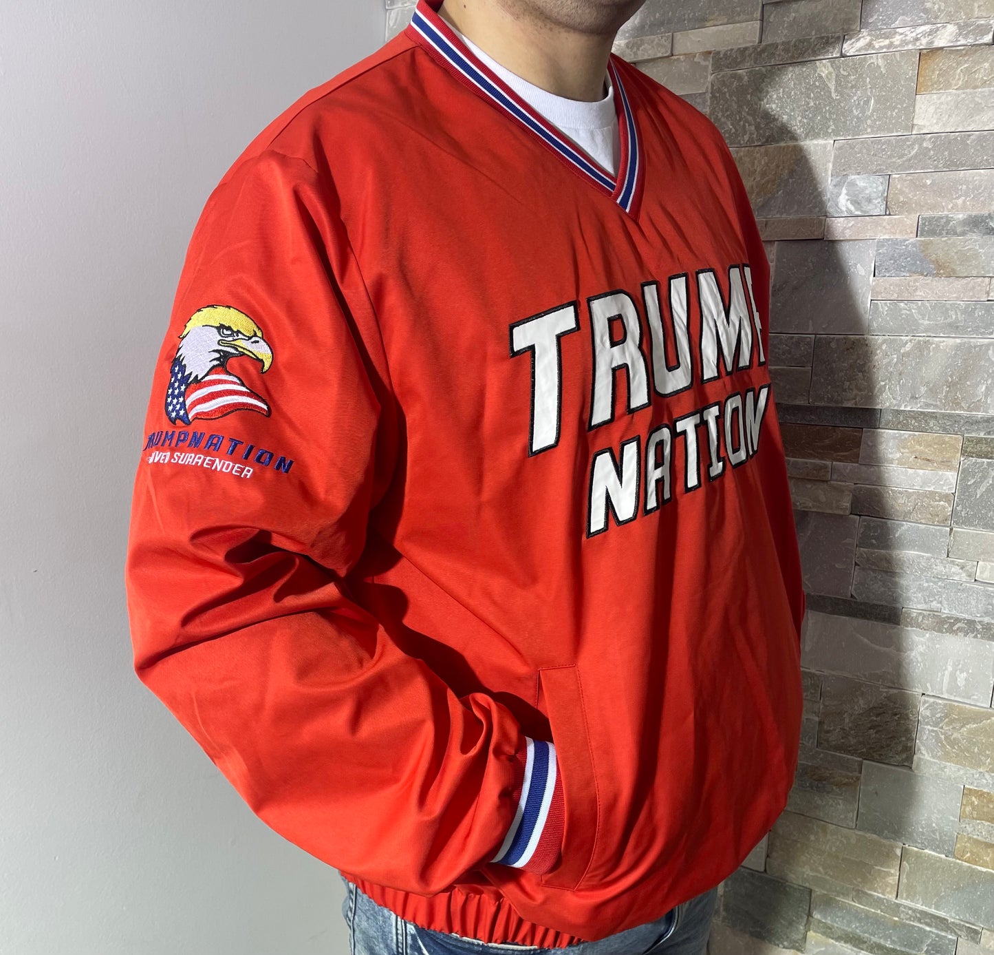 TRUMP NATION windbreaker jacket