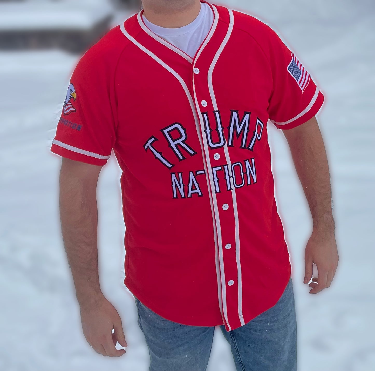 Baseball Jersey TRUMP NATION  Limited edition